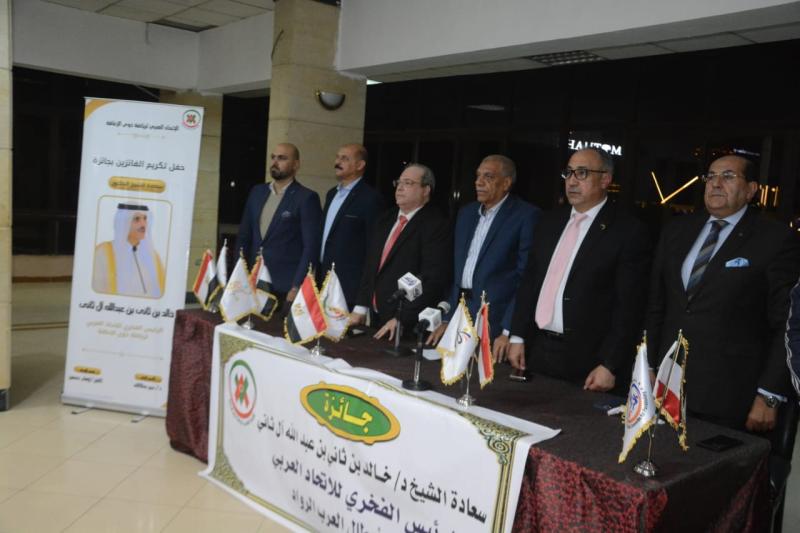 خلال حفل التكريم 