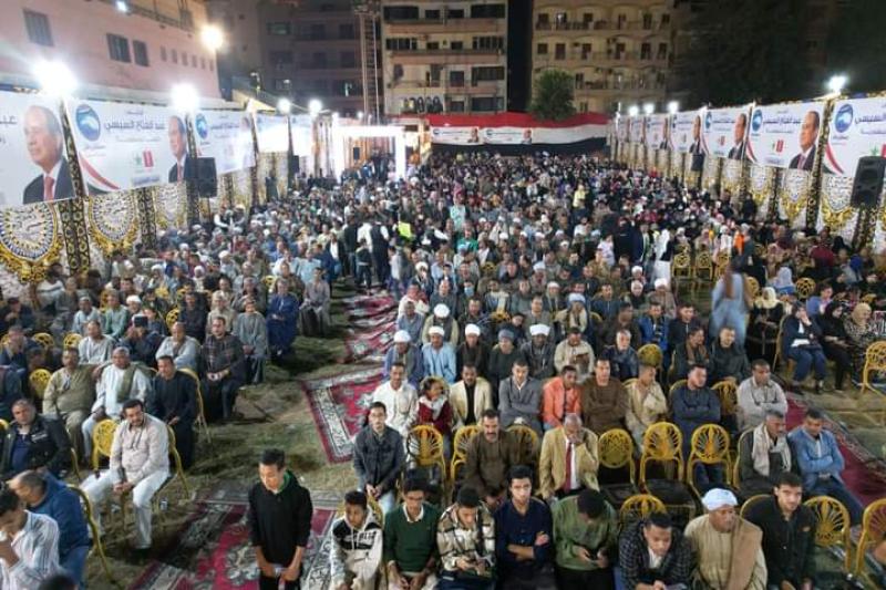 مؤتمر حاشد بالأقصر لدعم المرشح الرئاسي السيسي في الانتخابات الرئاسية