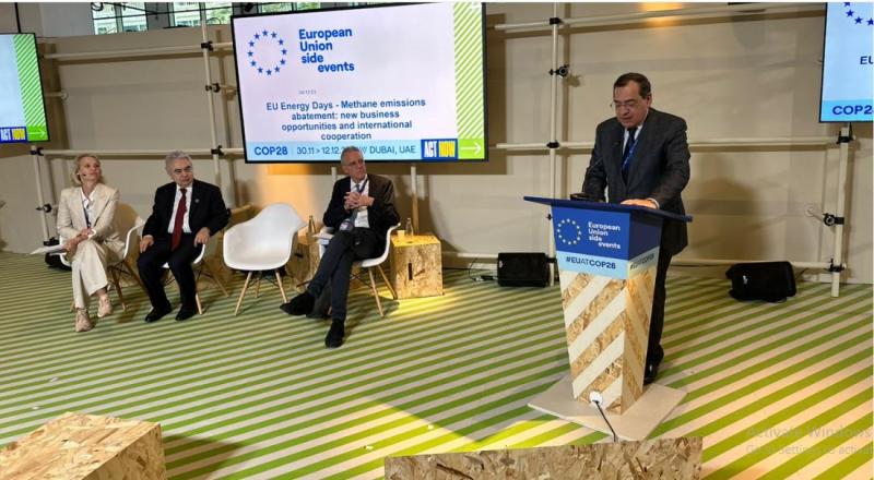 المهندس طارق الملا   خلال  فعاليات قمة الأمم المتحدة للمناخ COP28 بدبي 