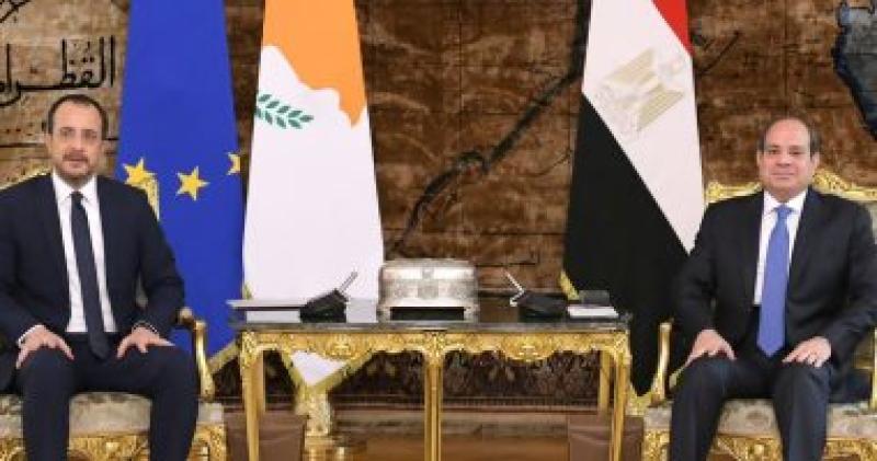 السيسي والرئيس القبرصى