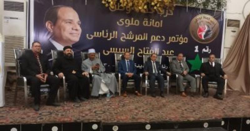 مؤتمر حزب حماة الوطن بالمنيا