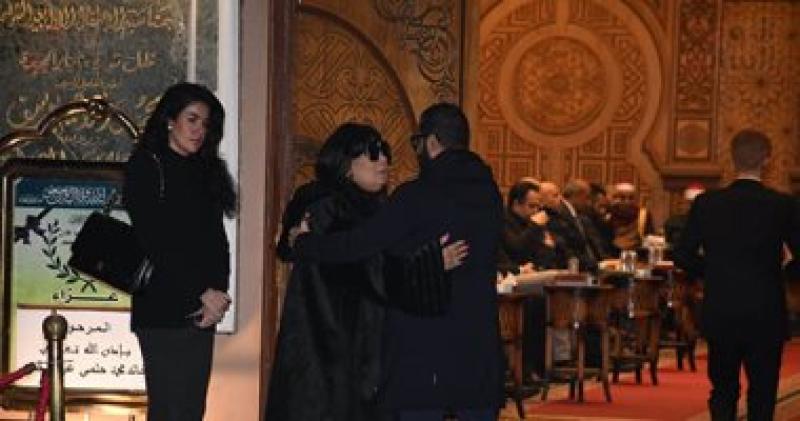 عزاء شقيق أحمد حلمي