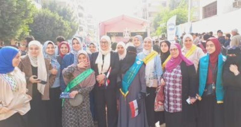 مشاركة طالبات الأزهر فى الانتخابات
