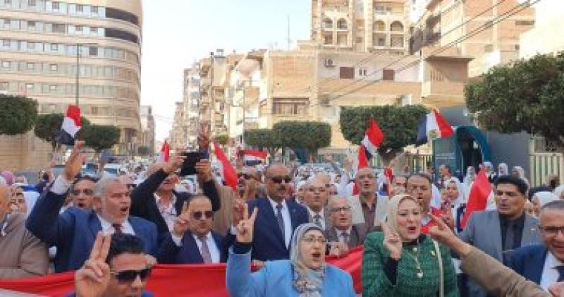 مسيرة مديرية التربية والتعليم بالمنوفية