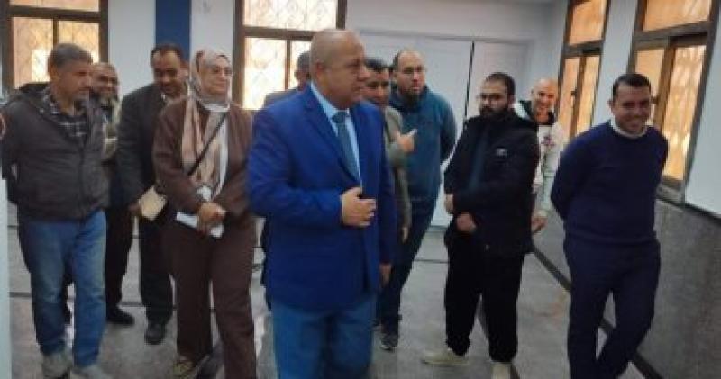 المهندس سامي ابو ورده خلال الزيارة