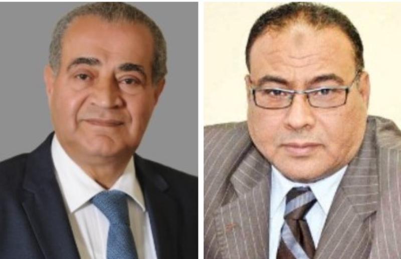 المستشار محمد سليم والدكتور على المصليحى وزير التموين