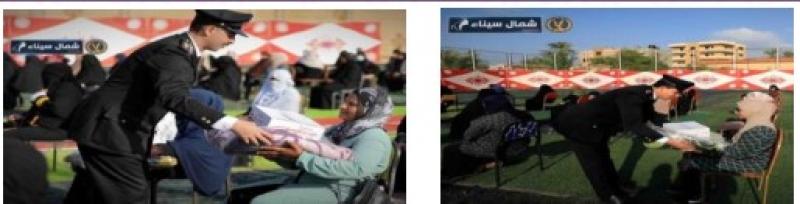 الداخلية وتوزيع عدد من المساعدات العينية