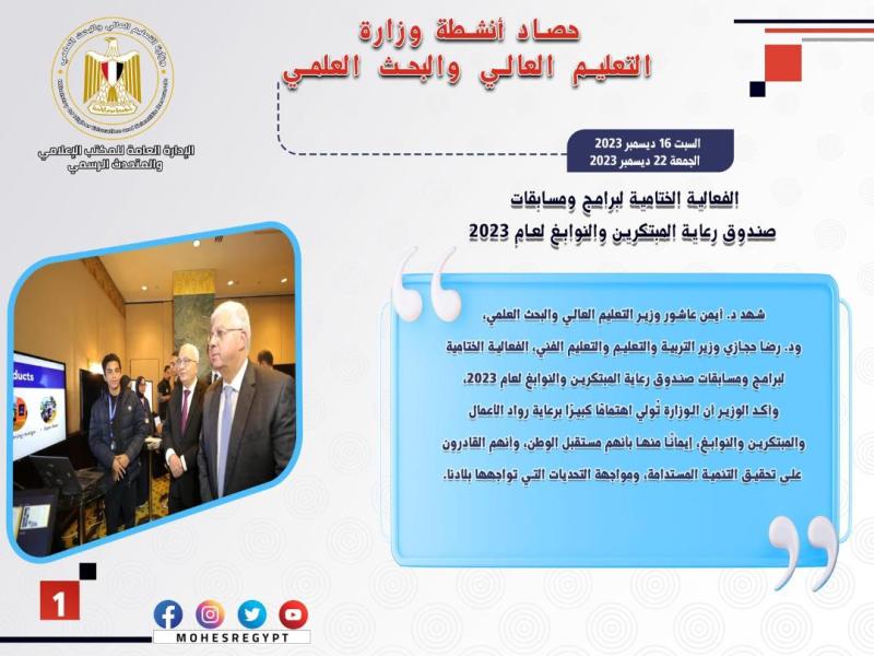  وزارة التعليم العالي والبحث العلمي