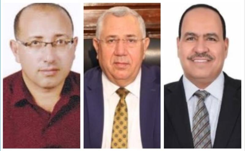 النائب أحمد قورة ووزير الزراعة ووكيل زراعة سوهاج