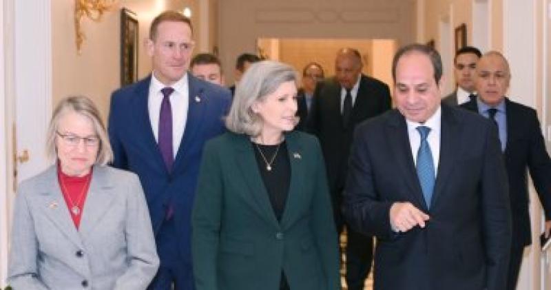 الرئيس السيسي يستقبل وفد الكونجرس الأمريكى