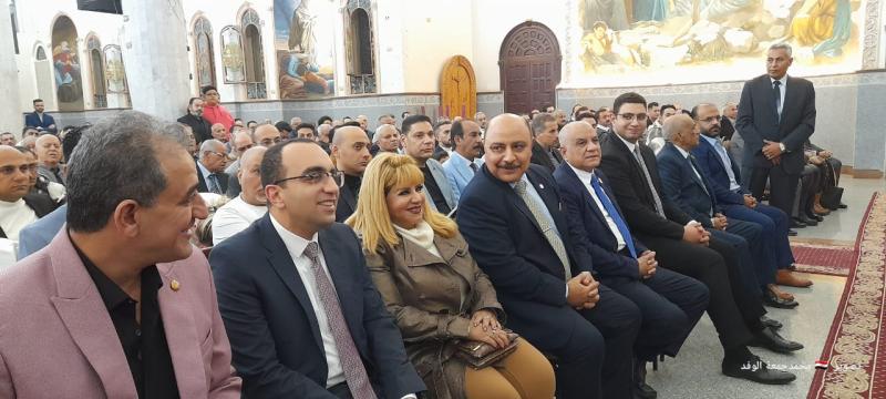 جانب من حضور القداس