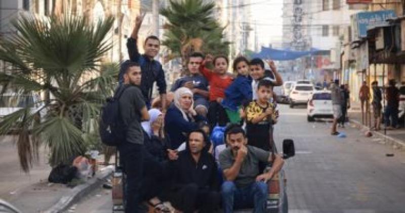 تهجير قسري لاهالي غزة