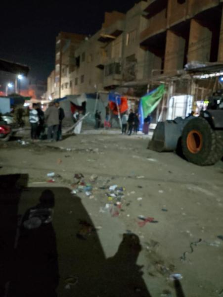 جانب من رفع الاشغالات 
