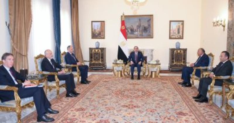 الرئيس عبد الفتاح السيسى خلال اللقاء