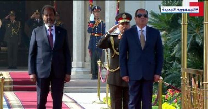 الرئيس السيسى والرئيس الصومالى