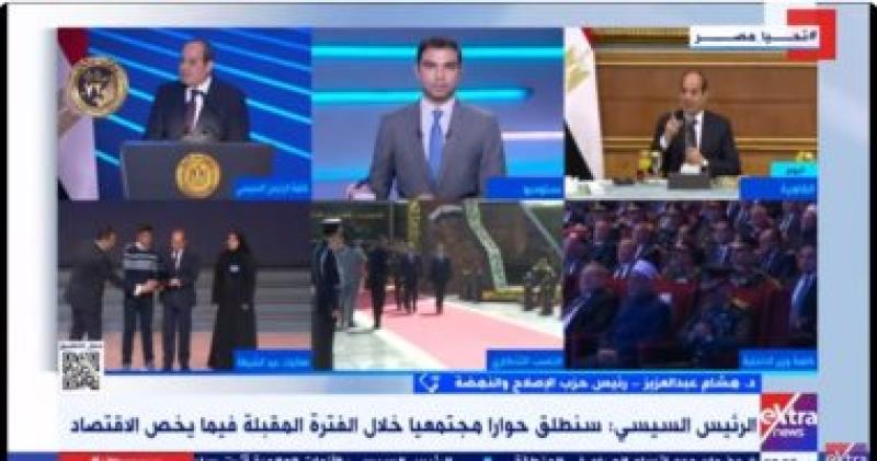الدكتور هشام عبد العزيز رئيس حزب الإصلاح والنهضة