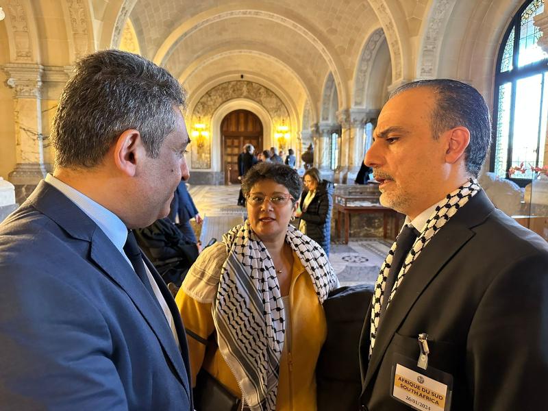 جانب من رد الفعل على المحكمة الدولية 