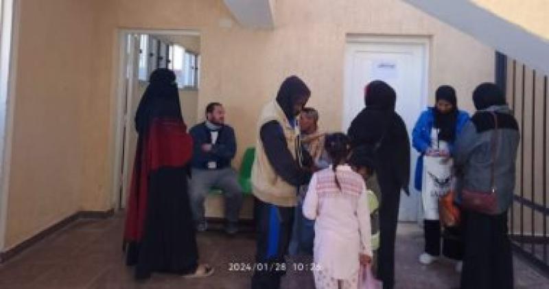جانب من عمل القافلة