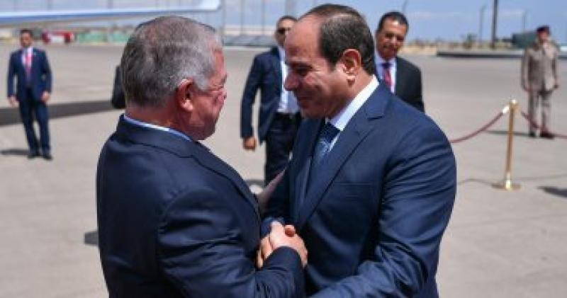الرئيس عبد الفتاح السيسى والملك عبد الله الثاني
