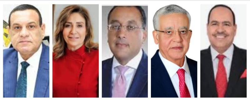  النائب أحمد قورة وجبالى ومدبولى والكيلانى وأمنة