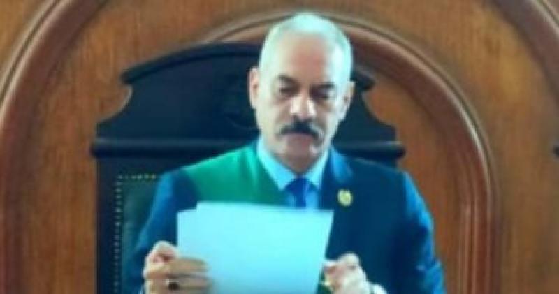 المستشار ياسر محمد عبده الوصيف رئيس المحكمة