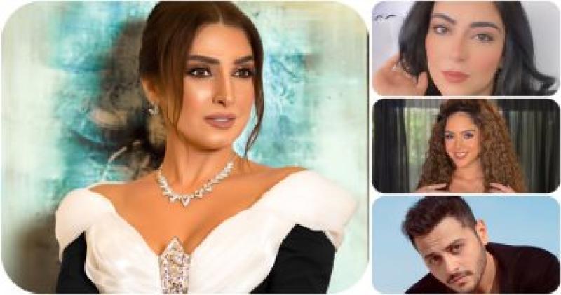 نهى عابدين ورنا رئيس ويوسف الاسدى اشقاء روجينا