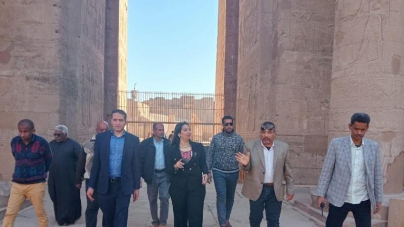 جانب من زيارة النائبة نشوى الشريف