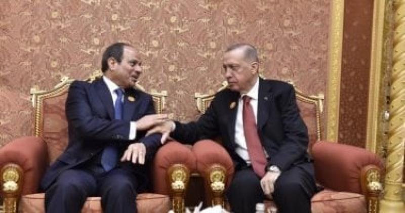 الرئيس السيسي مع أردوغان