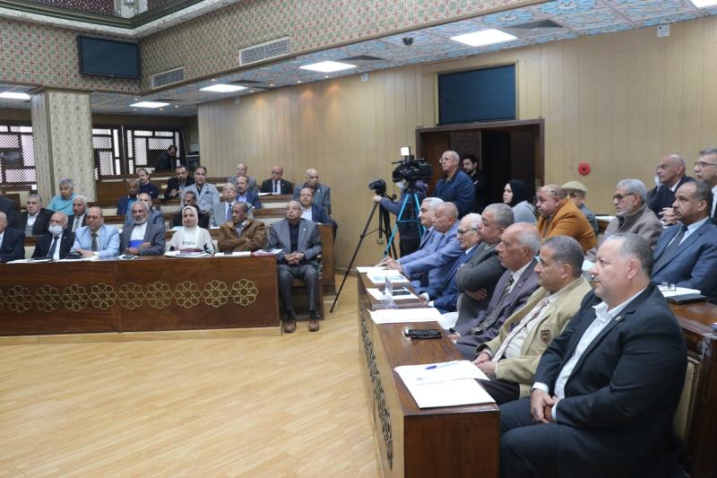 جانب من مؤتمر نقابة  المعلمين 