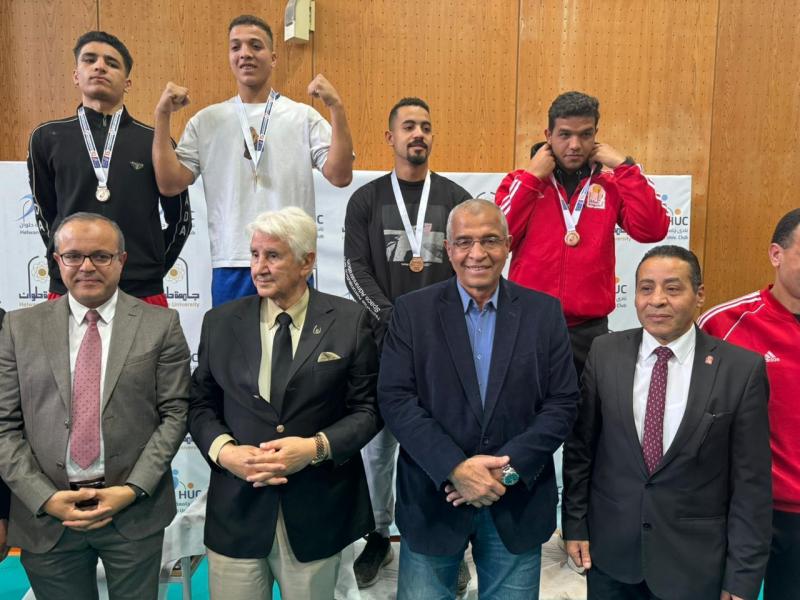 إعلان نتائج بطولة الملاكمة للجامعات والمعاهد العليا المصري