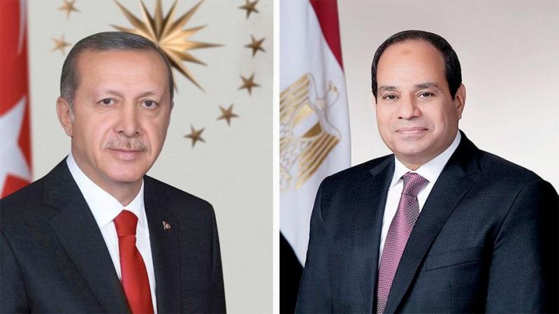 الرئيس السيسي والرئيس رجب طيب أردوغان