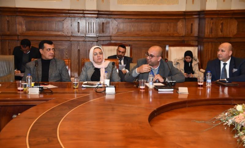 جانب من أجتماع لجنة الإدارة المحليه بمجلس النواب