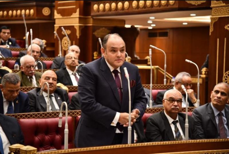 المهندس أحمد سمير أمام الجلسة العامة 