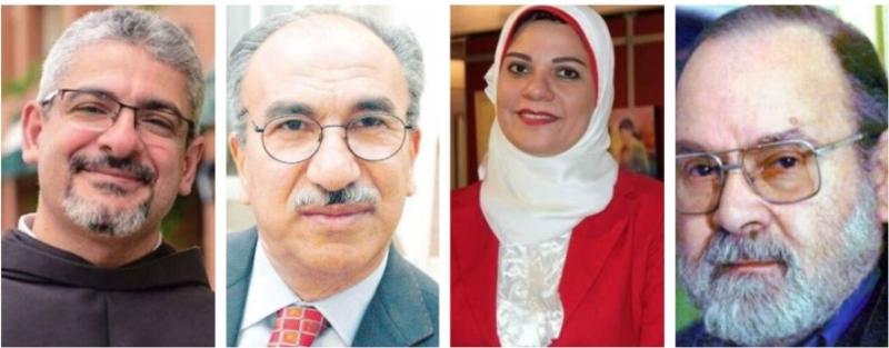  إيمان كريم والاب بطرس دانيال وعبد المنعم معوض وعصمت داوستاشى.