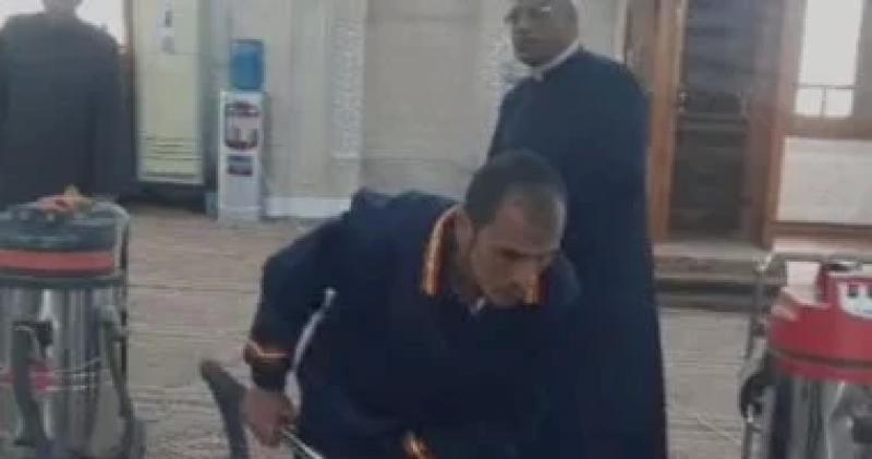 أوقاف الوادي الجديد تبدأ حملة تطهير مساجد المحافظة