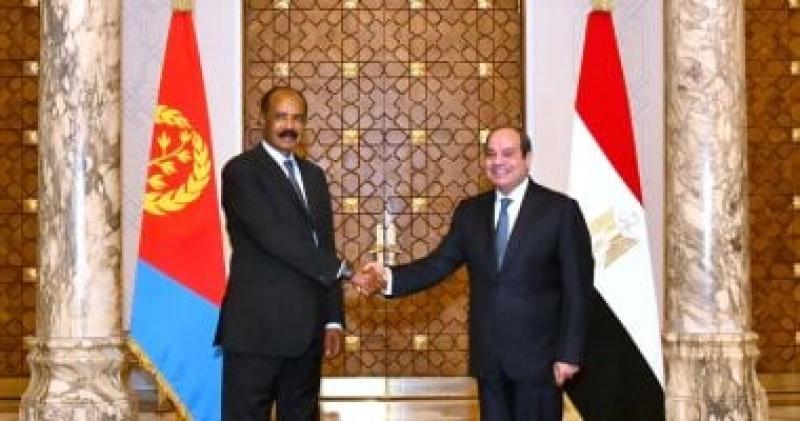 الرئيس السيسى ونظيره الإريترى