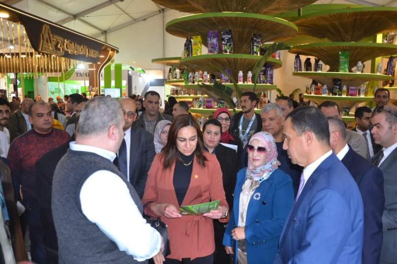 خلال افتتاح المعرض 