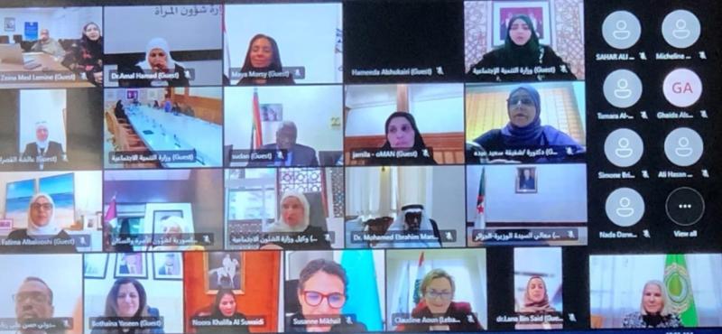 خلال الاجتماع ال ٤٣ للجنة المرأة العربية: 