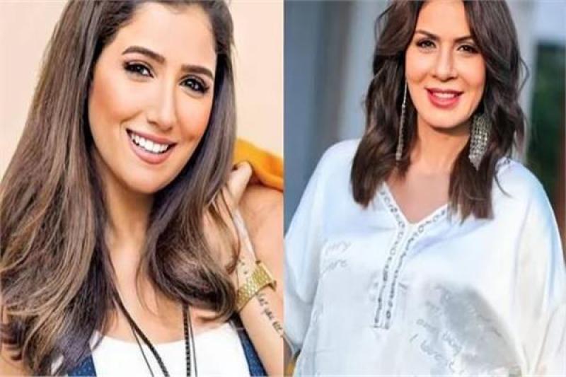 الفنانة نجلاء بدر ومي عمر 