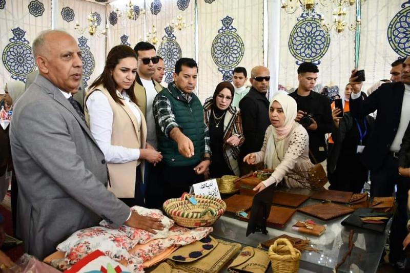 وزير الرياضه بمركز شباب دمنهور