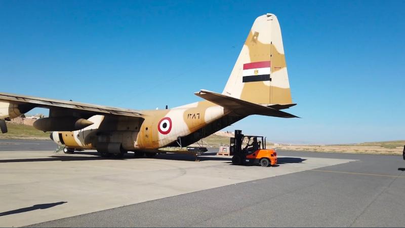 جانب من أعمال الإسقاط الجوى اليومى