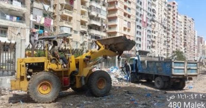 رفع جميع تراكمات القمامة