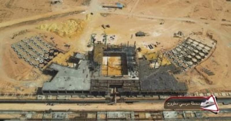 محطة القطار السريع بمطروح
