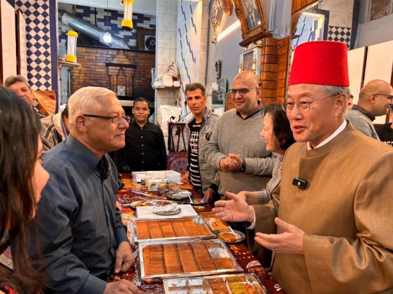 جانب من الزيارة 