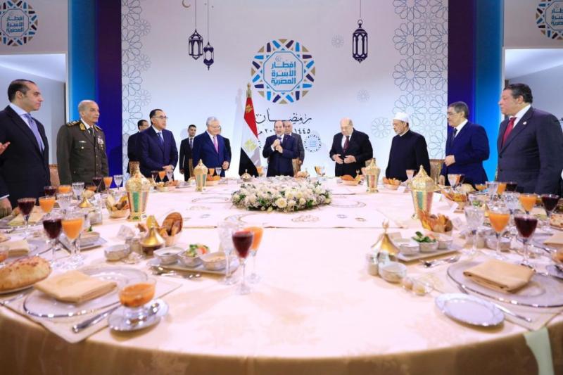 جانب من حفل الافطار