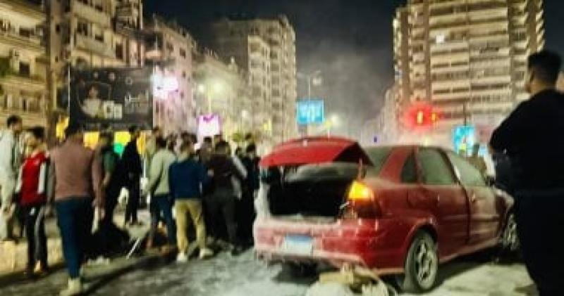 حريق سيارة 