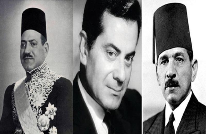 على باشا ماهر وفريد الأطرش ومصطفى النحاس باشا