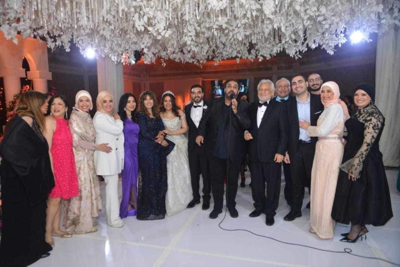  حميد الشاعرى فى حفل بنت المطربة حنان
