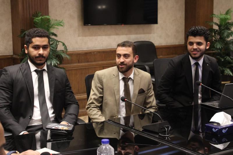 جانب من لقاء الطلبة 