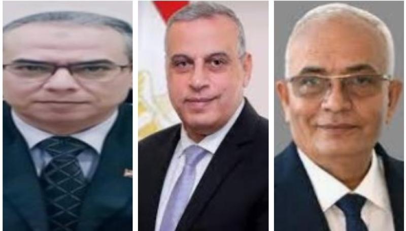 وزير التربية والتعليم ومحافظ سوهاج ووكيل وزارة التعليم بسوهاج